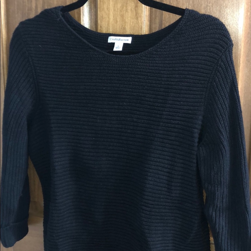 •Black Sweater
